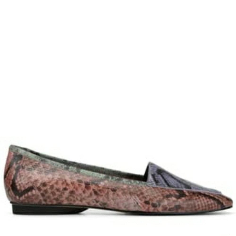 Donald J. Pliner Deedee Snake Print Loafer Size 5 - Picture 2 of 9